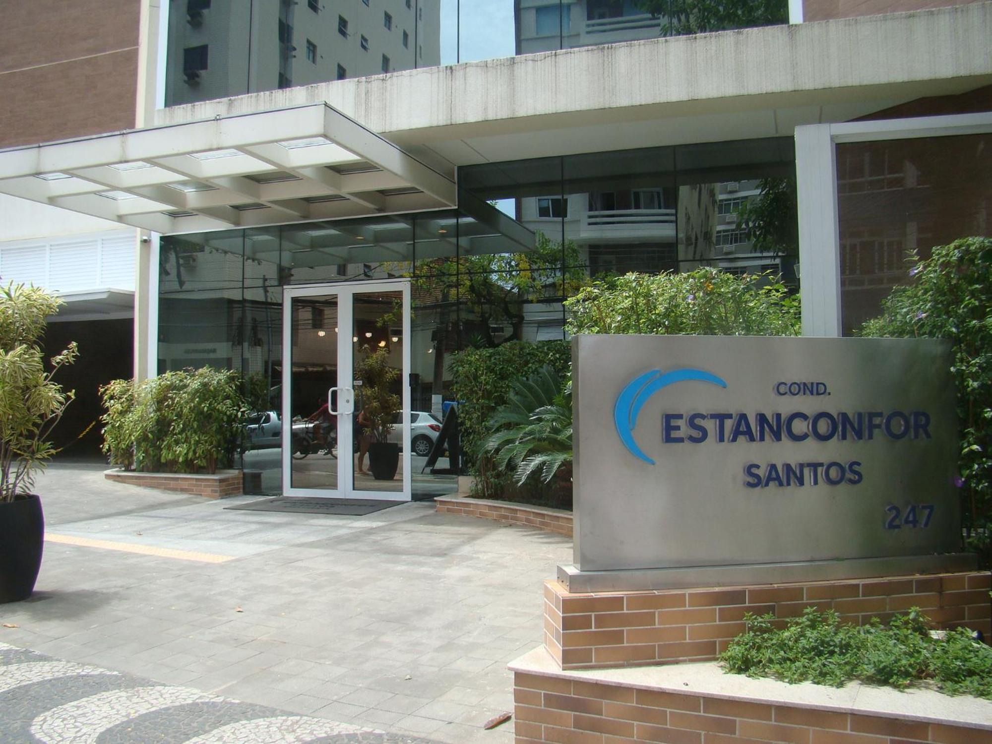 Book Santos - Estanconfor 1201 - Conforto E Comodidade Na Quadra Da Praia エクステリア 写真